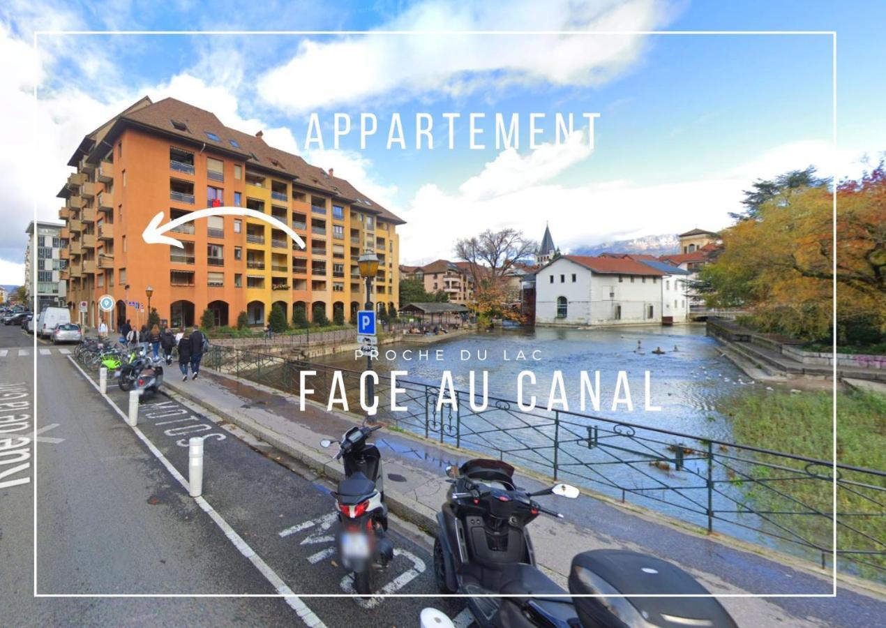 Reve De Jade Devant Le Canal Annecy Luaran gambar